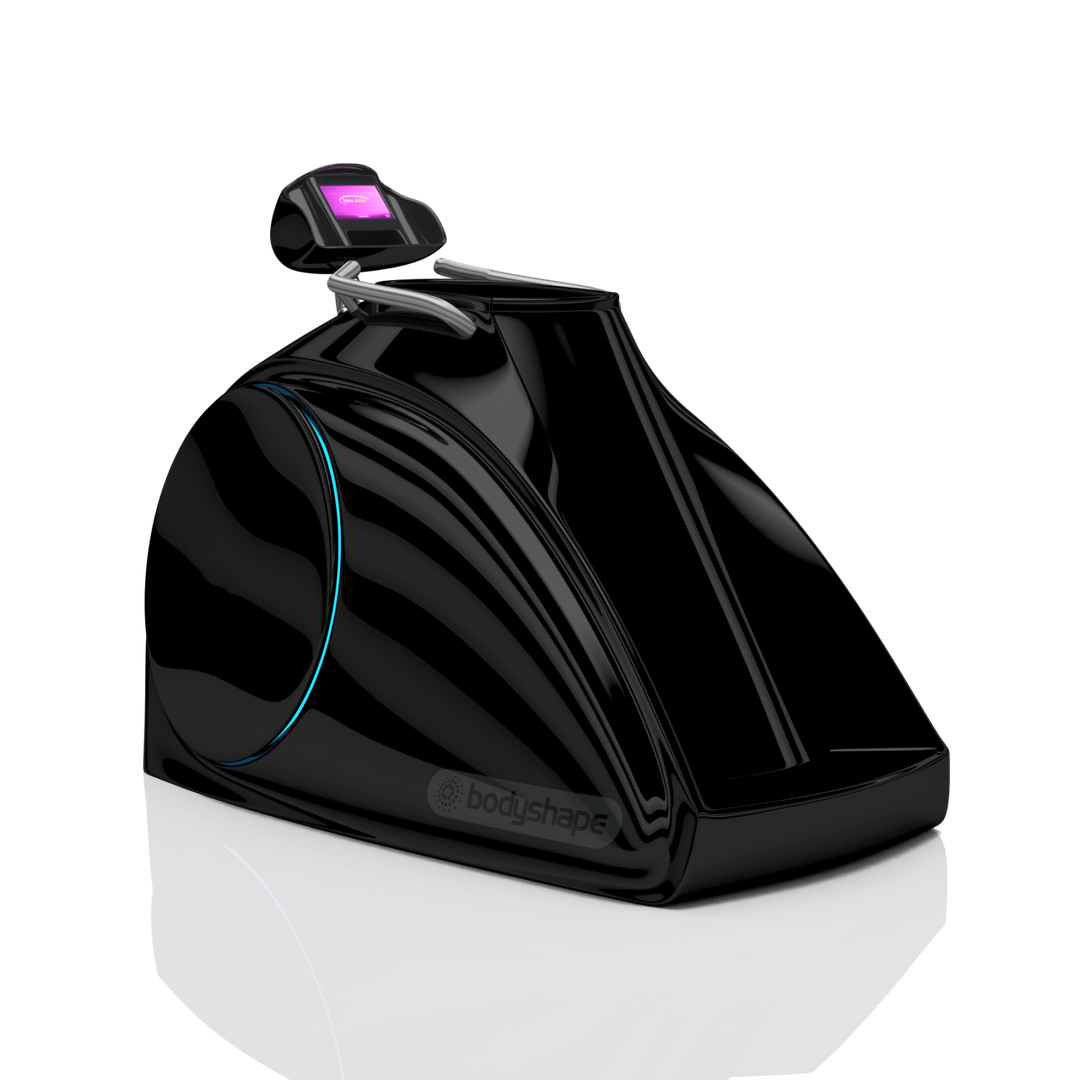 Equipamento BODYSHAPE — esteira com cápsula de vácuo e infravermelho para queima de gordura