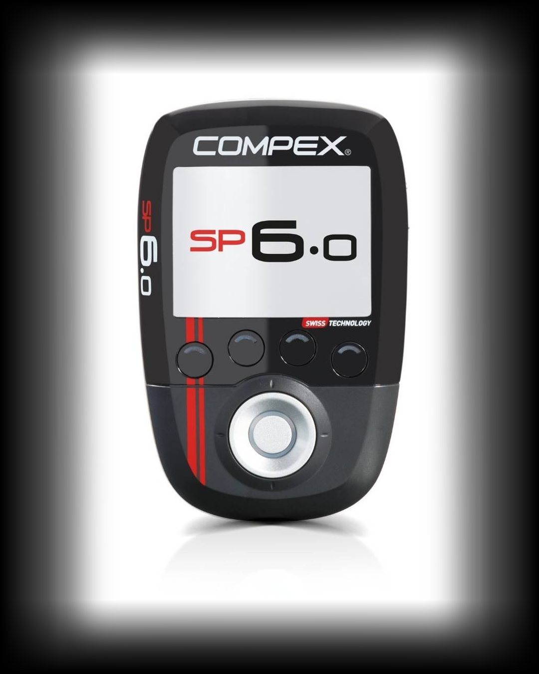 COMPEX SP 6.0 com os 4 módulos wireless e eletrodos EasySnap para eletroestimulação muscular
